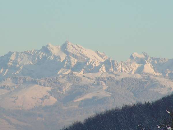 Säntis von Rapperswil her